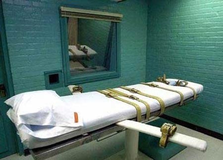 Phòng thi hành án tử hình bằng tiêm thuốc độc ở Mỹ. Ảnh: Internet.